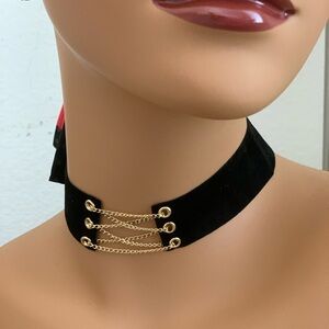 NWT Aqua Kylie Corset Choker Necklace, 12"